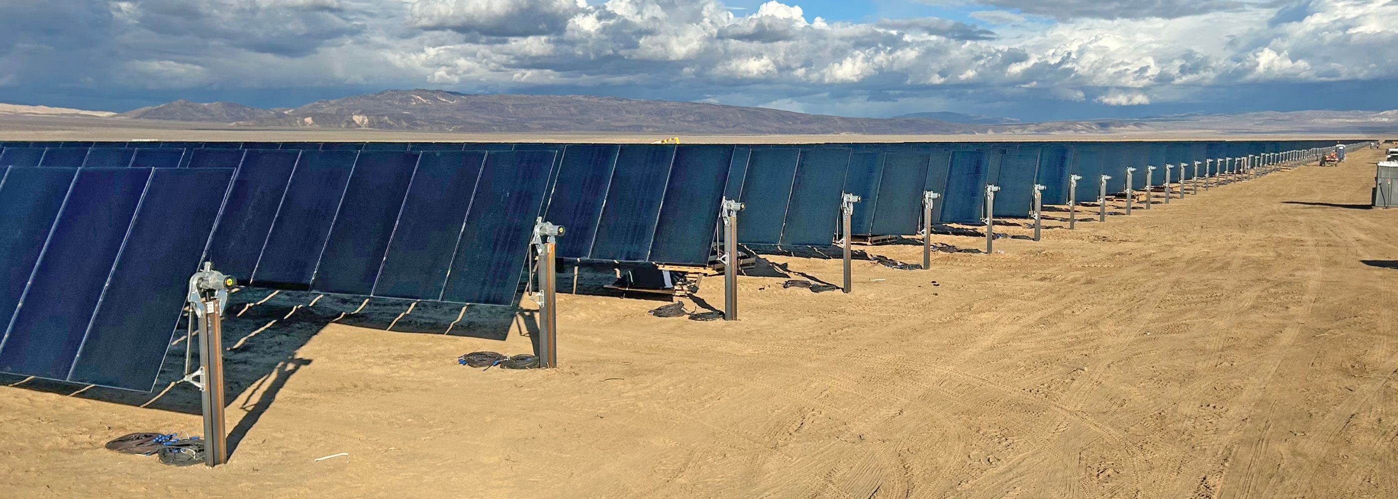 Solar panels on Lockhart Solar project