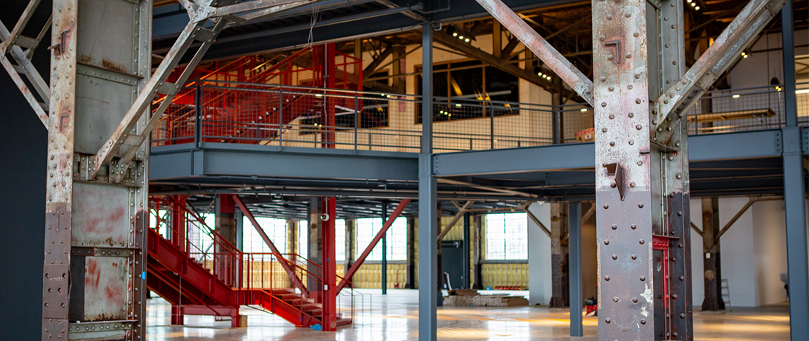 Pier 70 Building 12 interior 