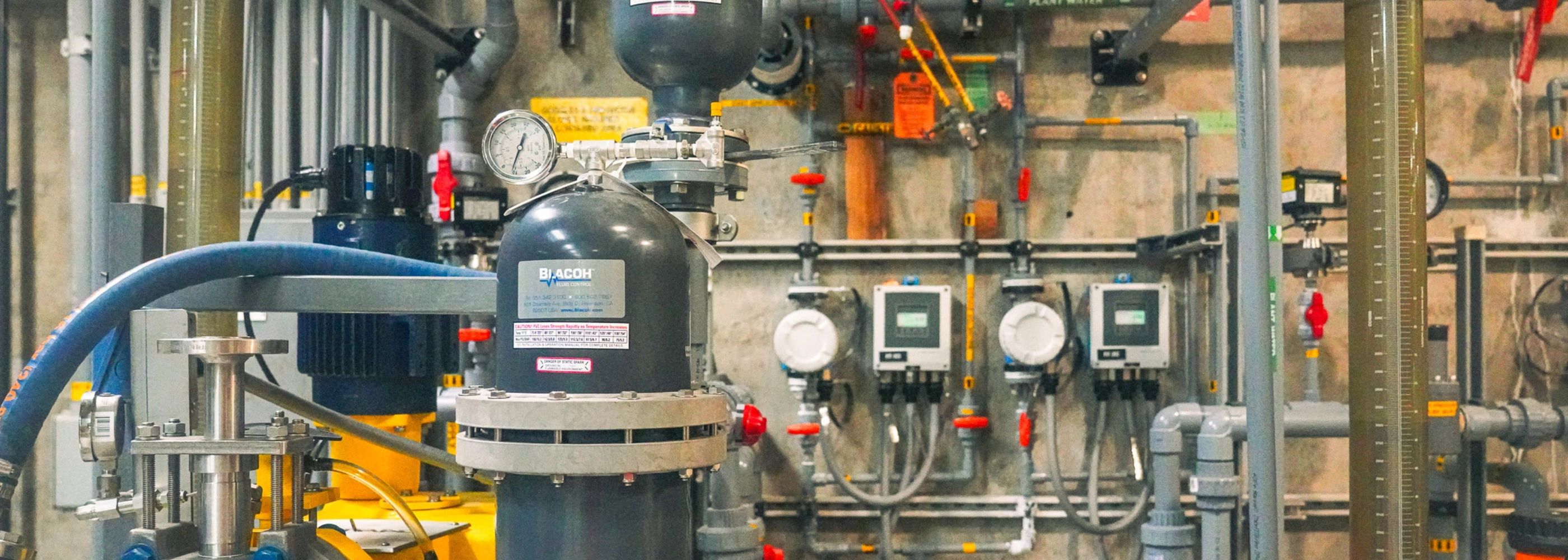 Rinconada water treatment plant construction