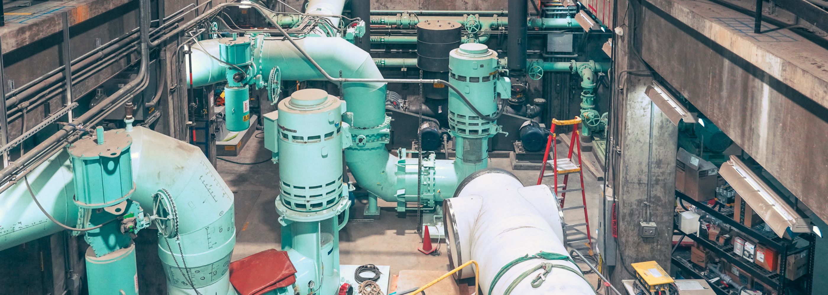 Rinconada water treatment plant construction