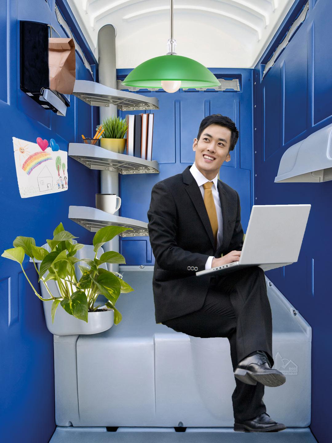 Inside the Port-A-Office